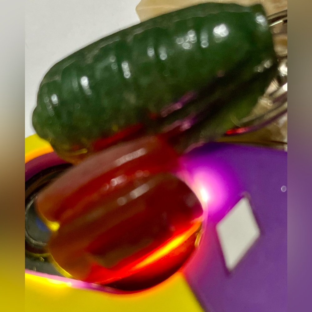 🟥🍀Rough stones, ruby ​​and emerald🍀🟩